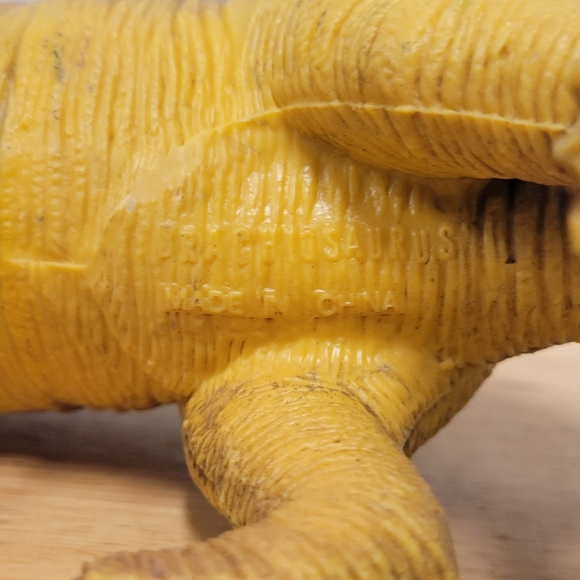 Brachiosaurus Dinosaur Toy Vintage 1980s Hard Plastic Long Neck - Picture 3 of 5